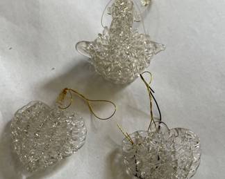 Vintage Crystal Ornaments