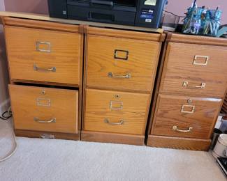 Wood File Cabinets 
