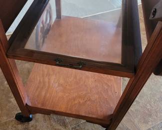 Bar Cart with Shelf