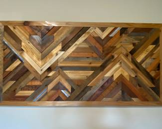 wood art piece