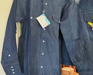 New Old Stock Wrangler shirts 1970's. 