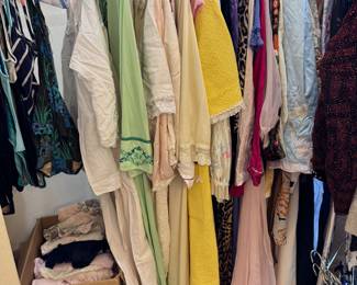 Vintage women's nightgowns and robes