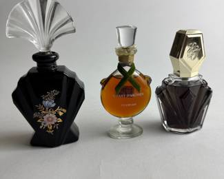 Perfumes and bottles