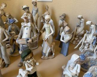 Milger Figurines in Lladro Style