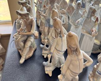 Milger Figurines in Lladro Style