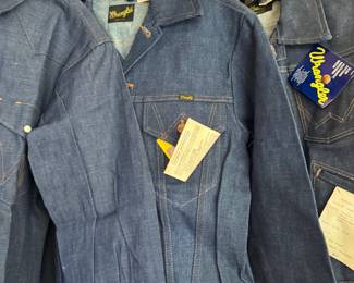 New Old Stock Wrangler shirts 1970's. 
