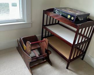 Rocking Horse and Vhanging table