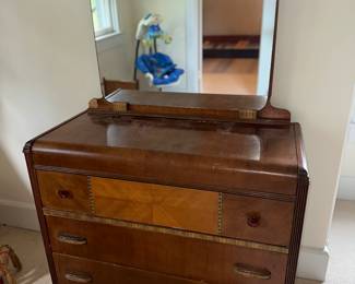 Dresser with mirror