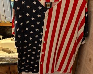 Vintage US flag t shirt