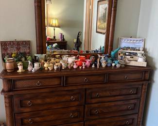 Dresser and mirror