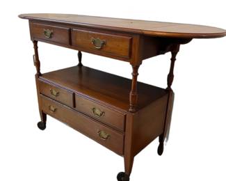 Philadelphia House drop leaf buffet/bar cart