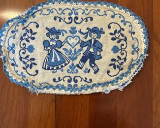 Austrian folk art doilies 