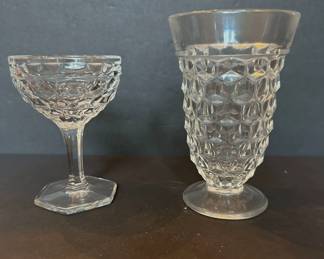 Fostoria American glassware sets of 8