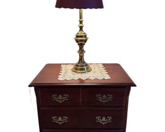 Cresent bedside table