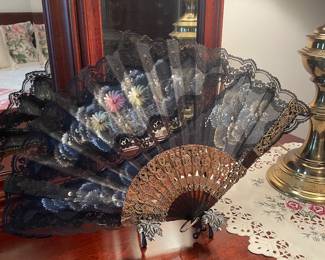 Vintage decorative fan