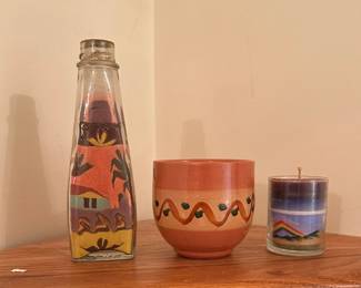 Vtg. sand art