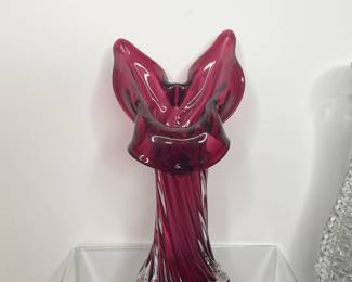 Murano art glass vase