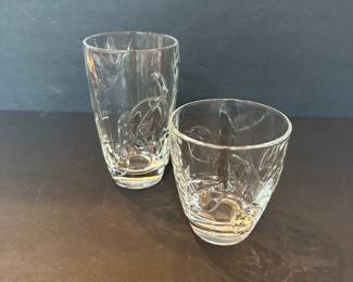 Cristal D'Arques Durand glassware set of 8 each
