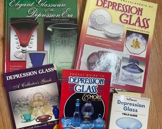 Depression glass books