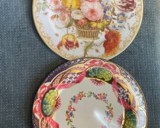 Vintage tin plates