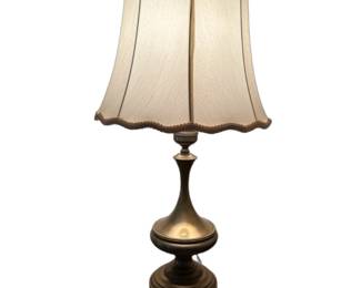 Vtg. brass lamp