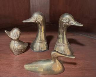 Brass ducks