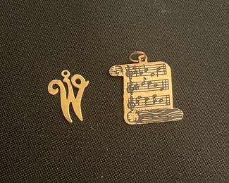 14k gold charms