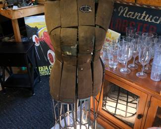 Rare early 1900s mechanical dress form 