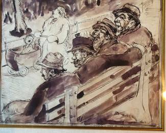 Clyde Singer drawing