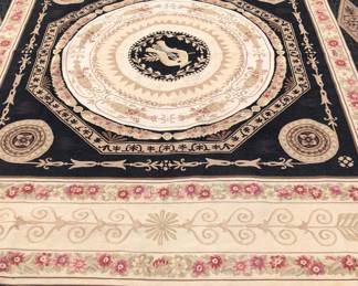 Aubusson rug 116” x 95”