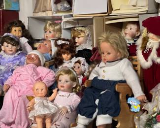 Large Collection of Dolls
