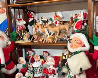Large Selection of Annalee Dolls