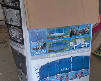 Intex 18 ft above ground pool 
