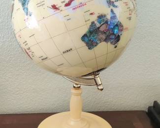 Natural stone globe