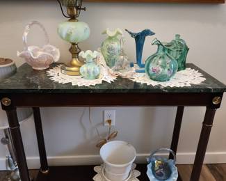 BEAUTIFUL FENTON LAMP