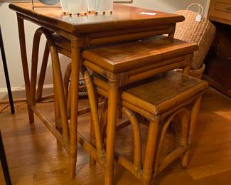 Nice bamboo nesting tables.