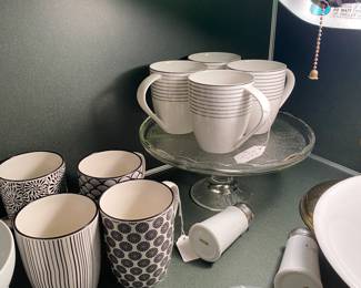 Mikasa coffee mugs.