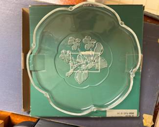 Mikasa serving plate with original box. Anyone need a shower or wedding or hostess gift?  There are other serving items too.