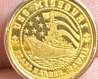 USS Missouri Coin