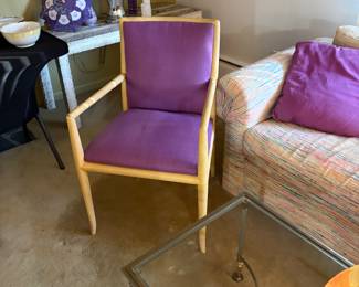Mcm purple chairs we have two 