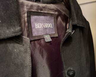 Bernardo suede coat 