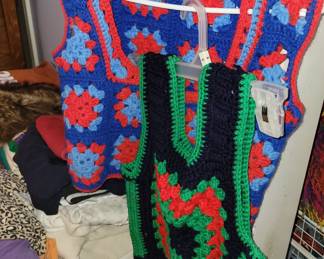 Afghan sweater vests