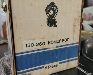 Waterford honey pot