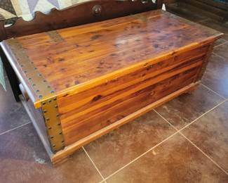 Large cedar chest