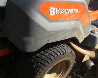 Husqvarna zero turn mower has a 54 inch mower deck.. 26 hp in good running condition