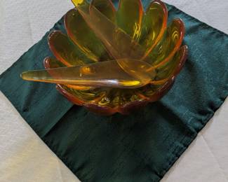 Glass Salad Bowl