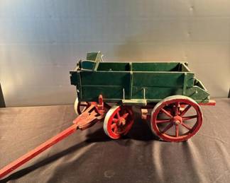 Old toy farm wagon