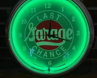 Neonetics neon wall clock