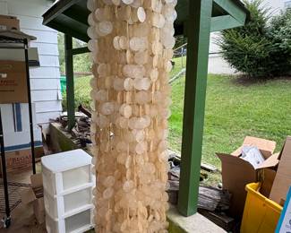 Capzi shell chandelier