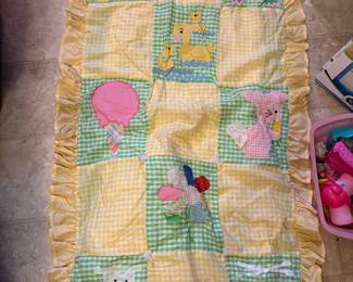 Vintage baby blanket